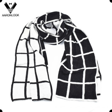 Men′s High Quality Elegant Business Style Grid Scarf